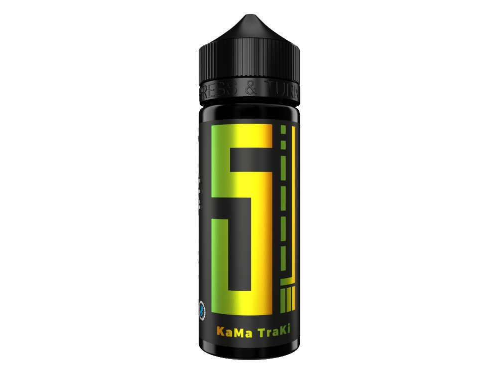 5EL - Longfills 10 ml - KaMa Traki von RavenSmoke DE, 10ml E-Zigaretten Aroma in dekorativer Verpackung, ideal für Dampfer.
