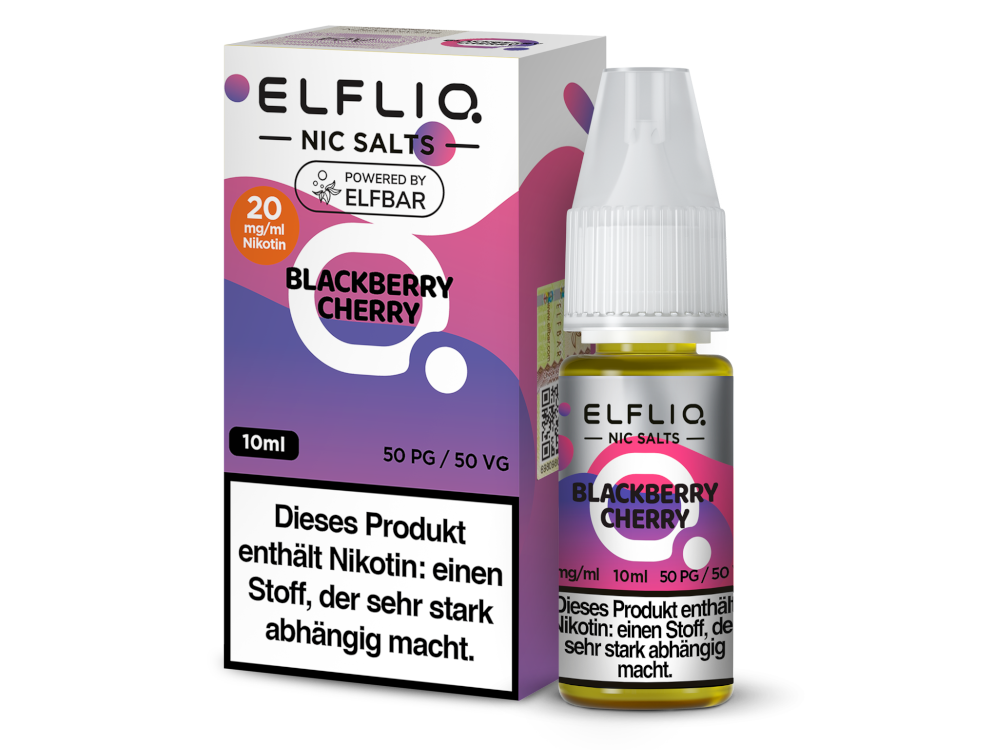 ELFLIQ - Blackberry Cherry - Nikotinsalz Liquid - 10mg - 20mg