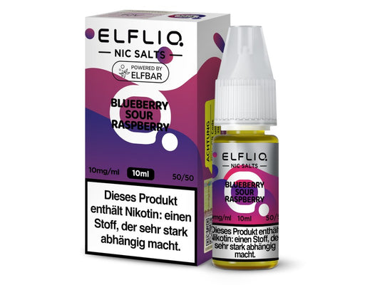 ELFLIQ - Blueberry Sour Raspberry - Nikotinsalz Liquid 10mg - 20mg