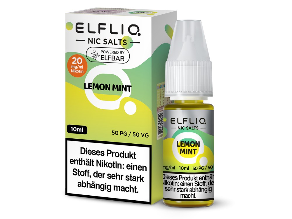 ELFLIQ - Lemon Mint - Nikotinsalz Liquid - 10mg - 20mg