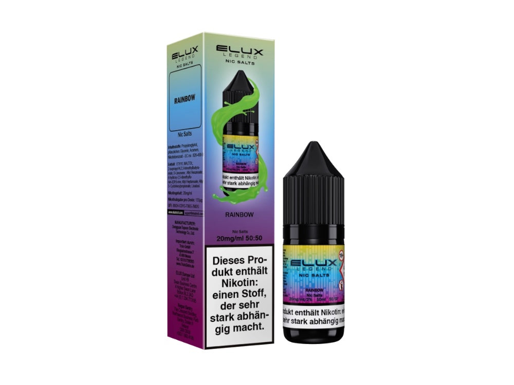 Elux - Nikotinsalz Liquid - Rainbow