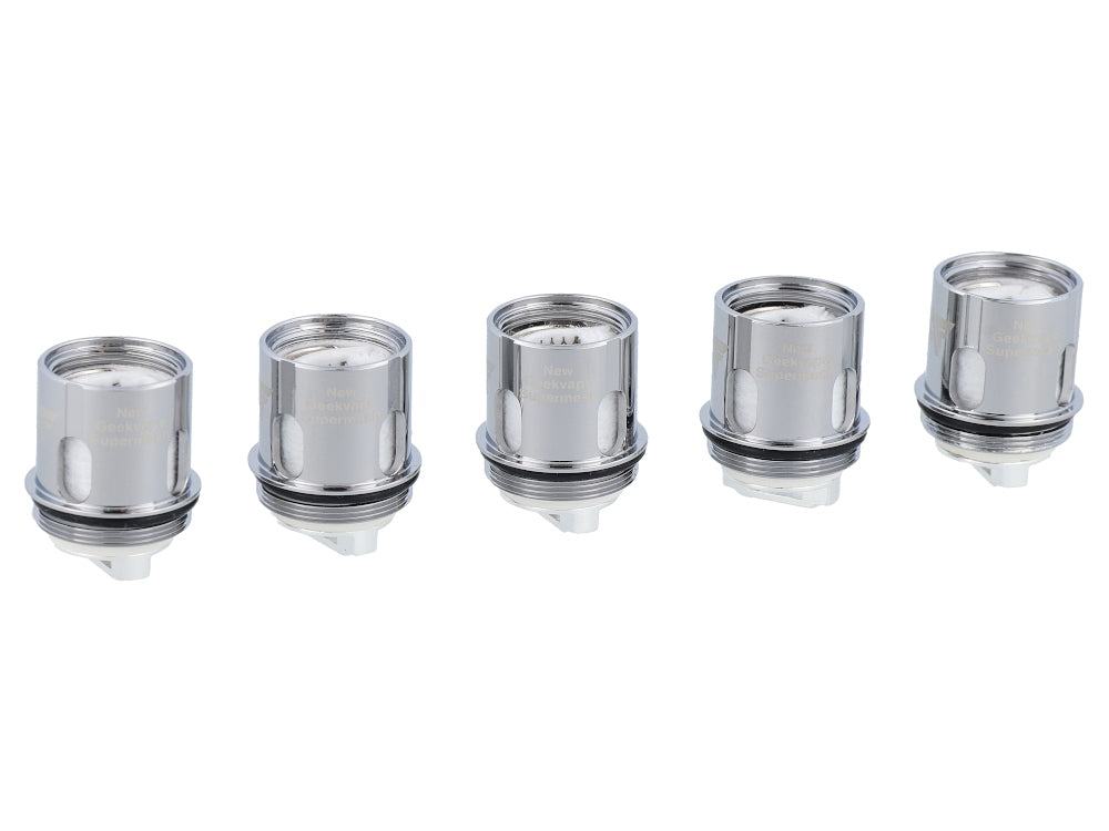 GeekVape Supermesh X2 0,4 Ohm Verdampferköpfe – 5 Stück, 50-60 Watt