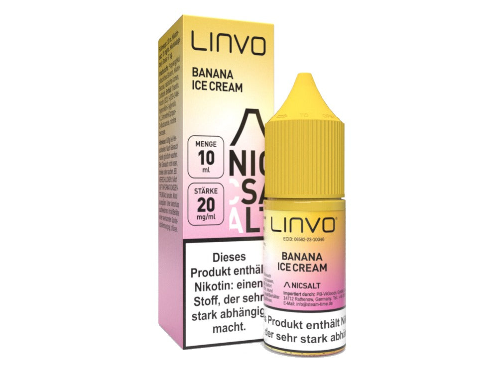 Linvo - Banana Ice Cream - Nikotinsalz Liquid 20 mg/ml