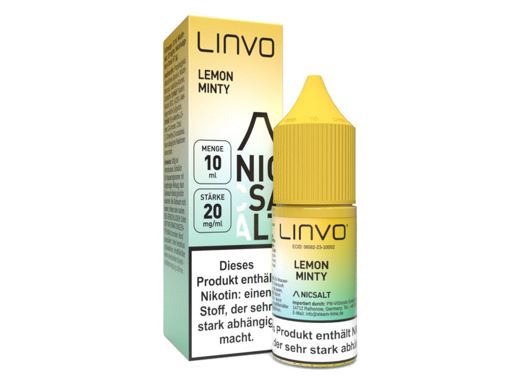 Linvo - Lemon Minty - Nikotinsalz Liquid 20 mg/ml