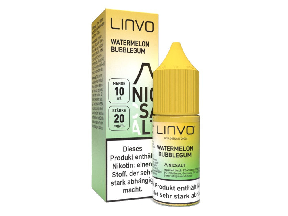 Linvo - Watermelon Bubble Gum - Nikotinsalz Liquid 20 mg/ml