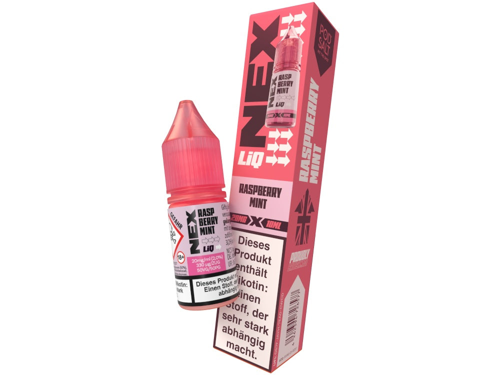 Pod Salt - NexLiq - Nikotinsalz Liquid - Raspberry Mint