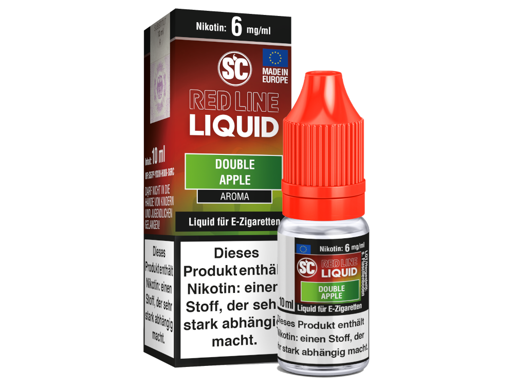 SC Red Line Nikotin Liquid - Double Apple