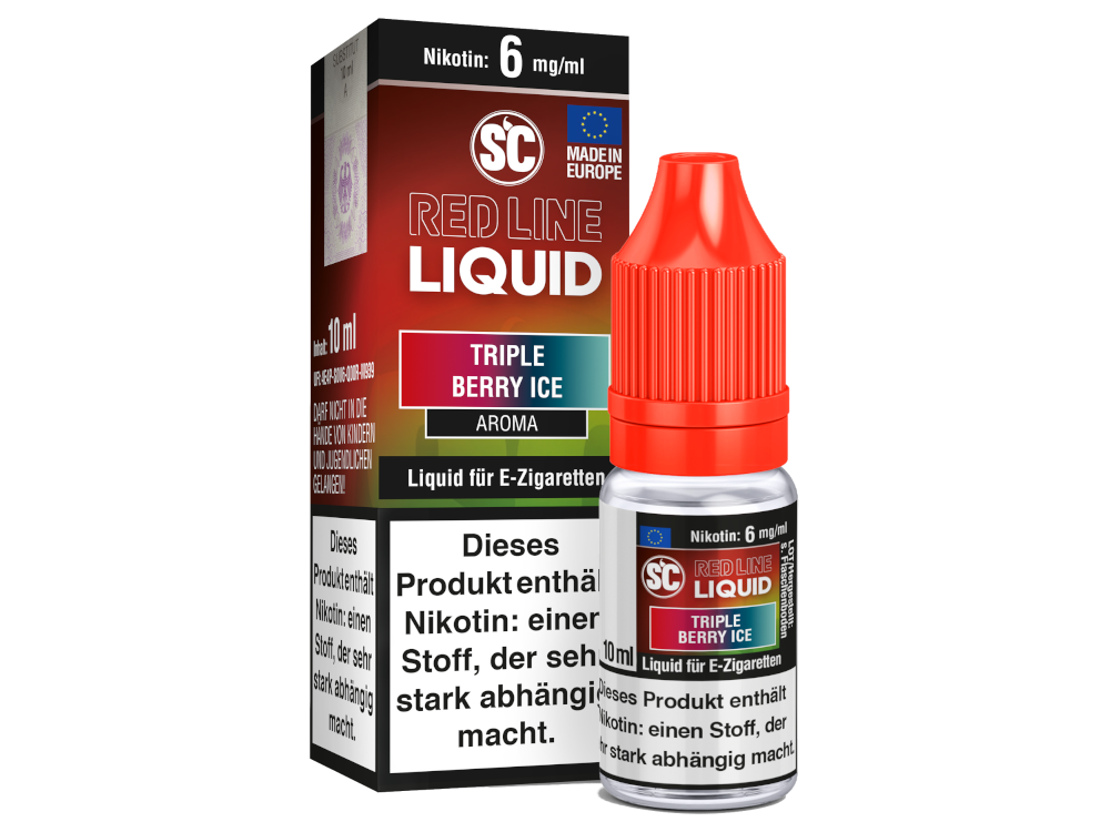 SC Red Line Triple Berry Ice Liquid – Fruchtige Beeren mit erfrischendem Ice-Kick