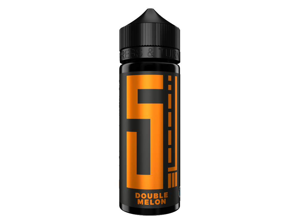 5EL - Longfills 10 ml - Double Melon, hochdosiertes Melonenaroma für E-Zigaretten mit einer Reifezeit von 3 bis 5 Tagen.