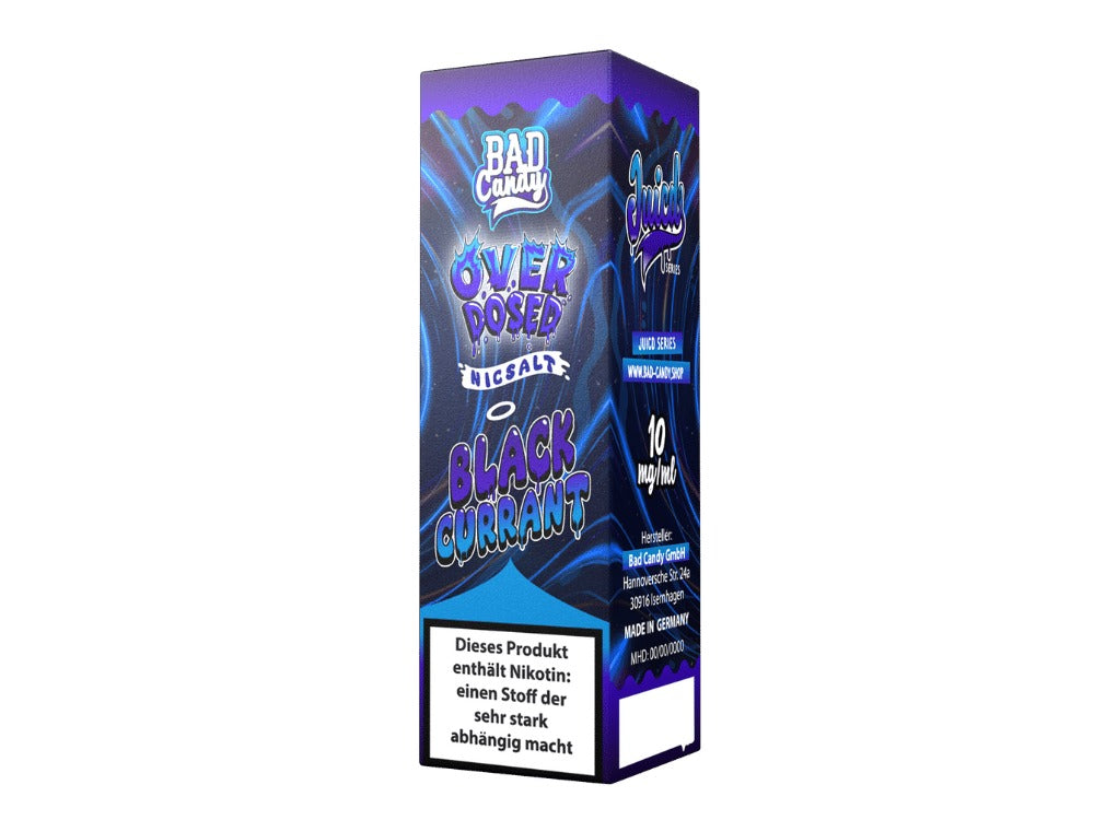 Bad Candy Liquids Juicd Nikotinsalz Blackcurrant E-Liquid 10ml - 10mg/20mg Nikotin