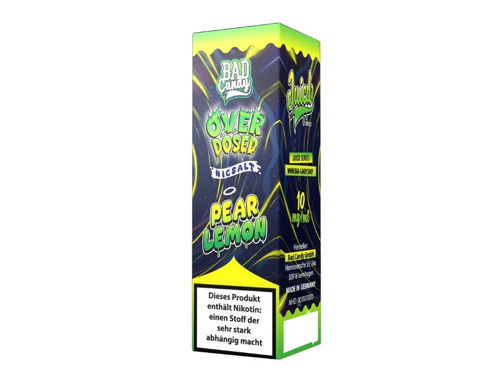 Bad Candy Liquids Juicd Pear Lemon Nikotinsalz 10mg/20mg - Frische Birne & Zitrone