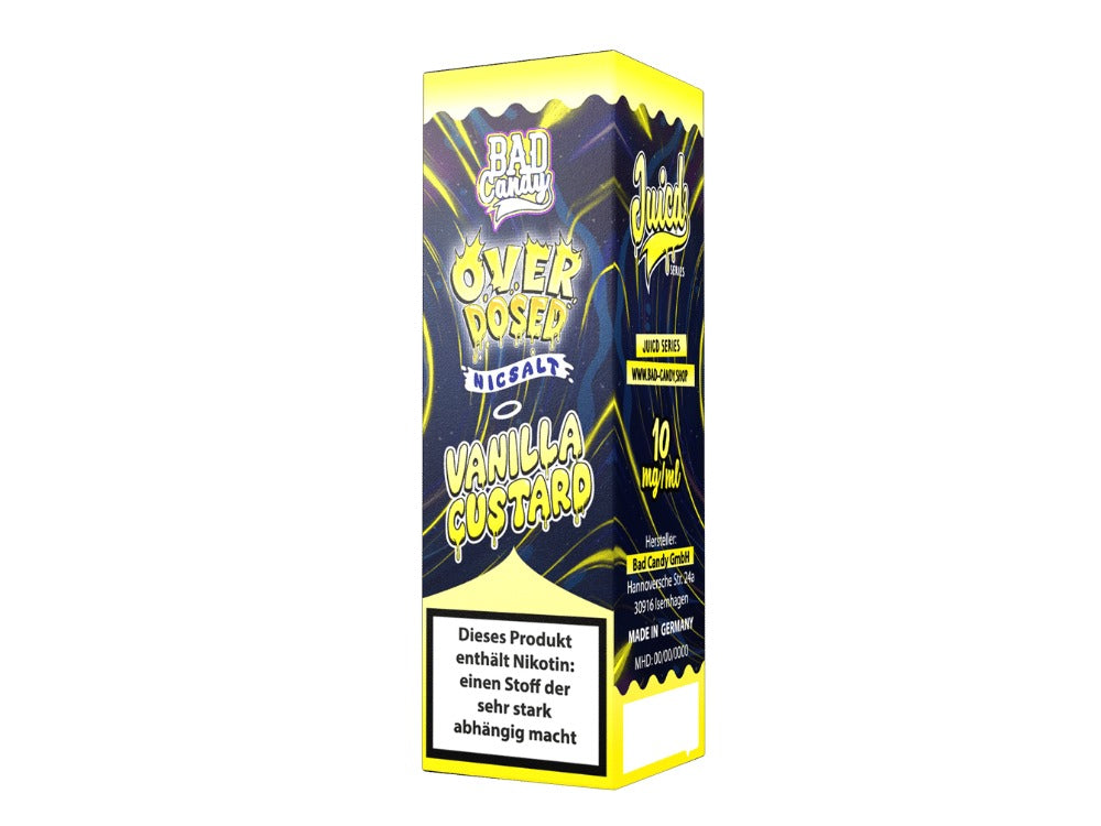 Bad Candy Liquids Juicd Nikotinsalz Liquid - Vanilla Custard 10ml 10mg/20mg/ml