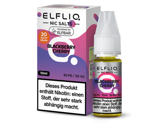 ELFLIQ - Blackberry Cherry - Nikotinsalz Liquid - 10mg - 20mg