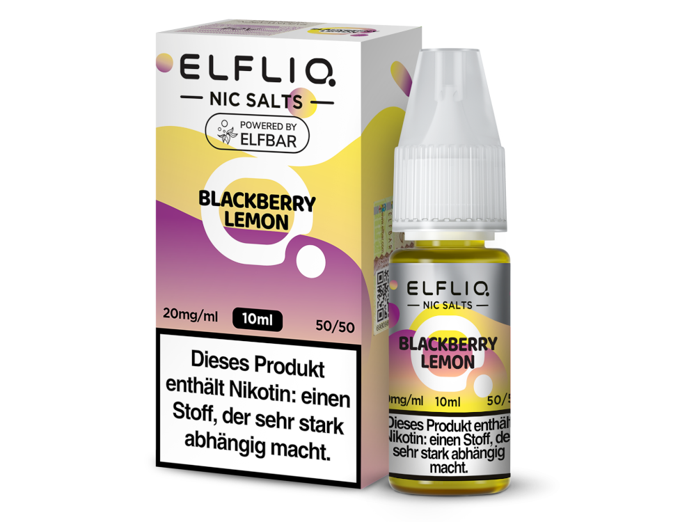 ELFLIQ - Blackberry Lemon - Nikotinsalz Liquid 20mg