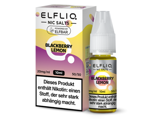 ELFLIQ - Blackberry Lemon - Nikotinsalz Liquid 20mg