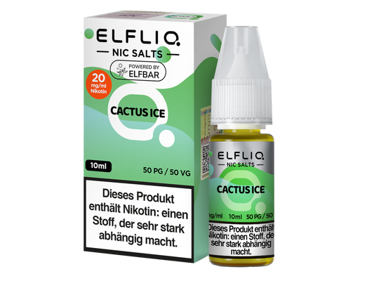 ELFLIQ NicSalt Liquid Kaktus Ice mit 10 mg und 20 mg Nikotin