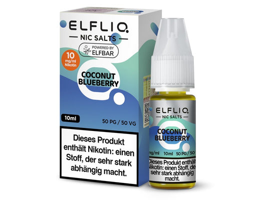 ELFLIQ - Coconut Blueberry - Nikotinsalz Liquid 10mg - 20mg