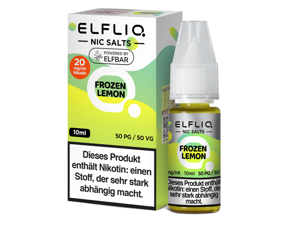 ELFLIQ Frozen Lemon 10 mg Nikotinsalz Liquid – liquidsandmore Dreieich