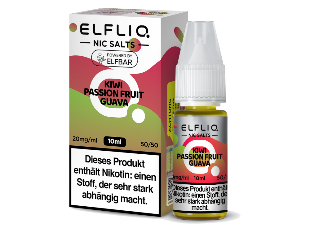 ELFLIQ - Kiwi Passion Fruit Guava - Nikotinsalz Liquid 20mg