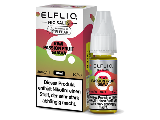 ELFLIQ - Kiwi Passion Fruit Guava - Nikotinsalz Liquid 20mg