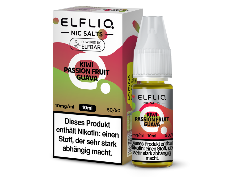 ELFLIQ - Kiwi Passion Fruit Guava - Nikotinsalz Liquid 20mg