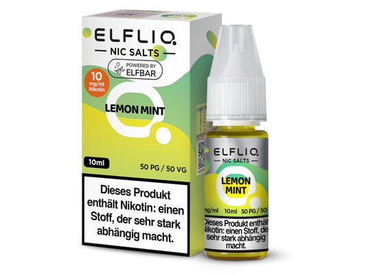 ELFLIQ - Lemon Mint - Nikotinsalz Liquid - 10mg - 20mg