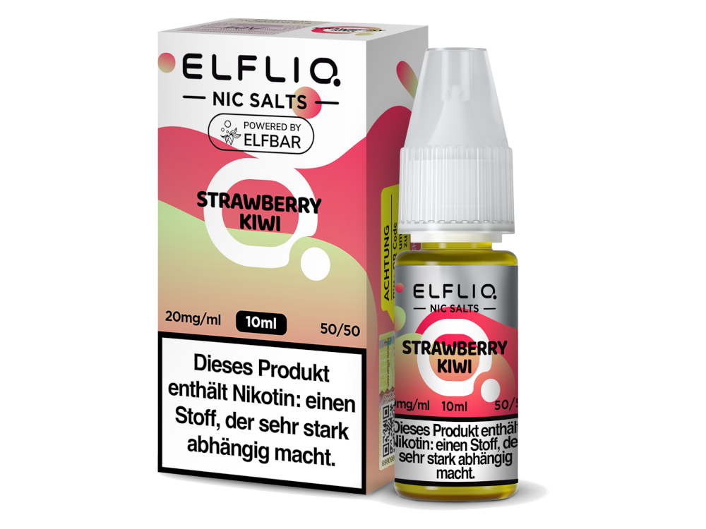 ELFLIQ Strawberry Kiwi – Nikotinsalz Liquid 20 mg