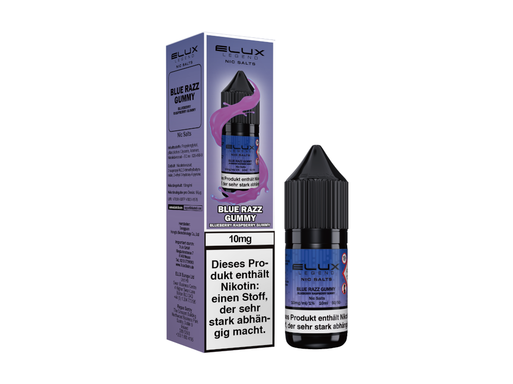 Elux - Nikotinsalz Liquid  - Blue Razz Gummy
