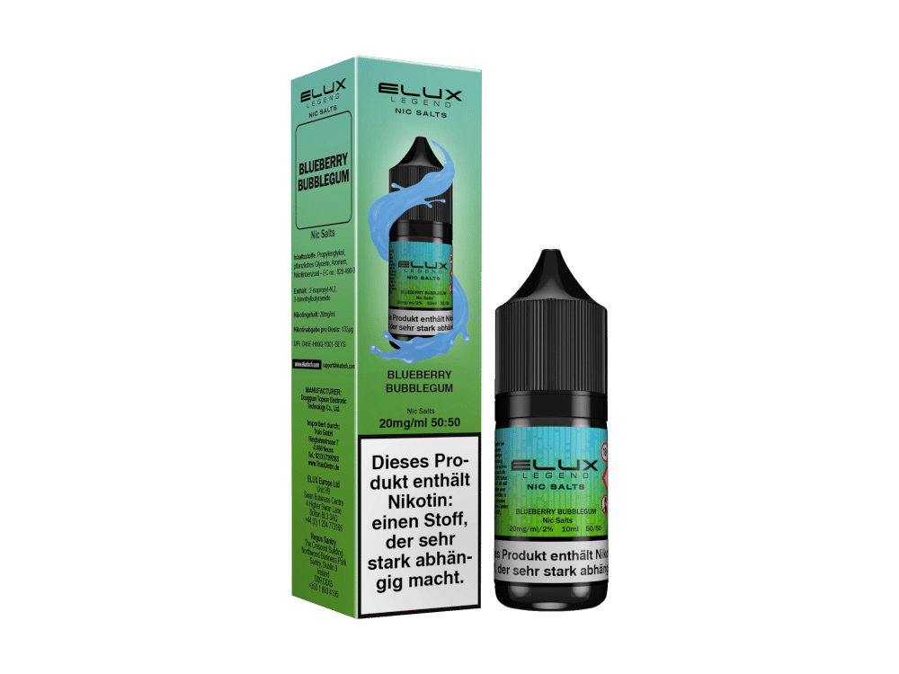 Elux - Nikotinsalz Liquid  - Blueberry Bubblegum