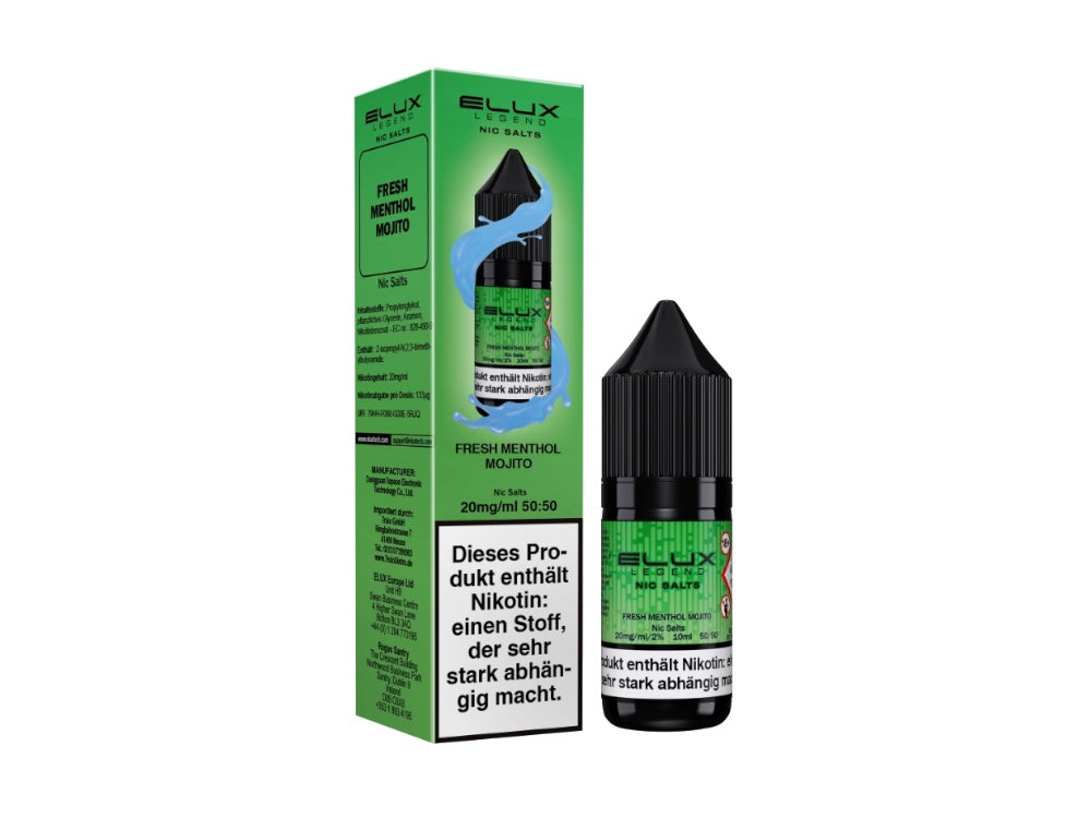 Elux - Nikotinsalz Liquid  - Fresh Menthol Mojito
