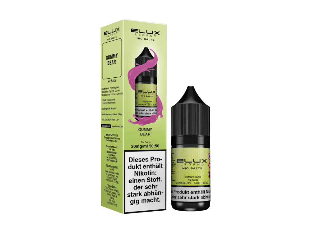 Elux - Nikotinsalz Liquid  - Gummy Bear