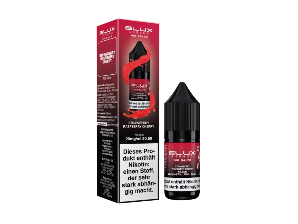 Elux - Nikotinsalz Liquid  - Strawberry Raspberry Cherry