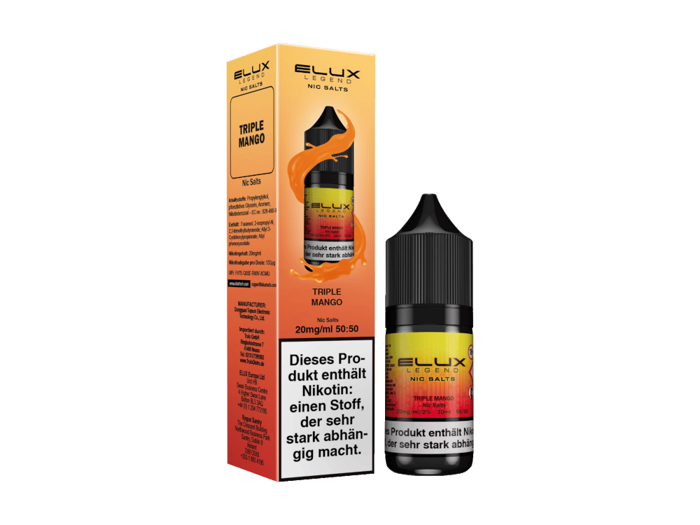 Elux - Nikotinsalz Liquid  - Triple Mango