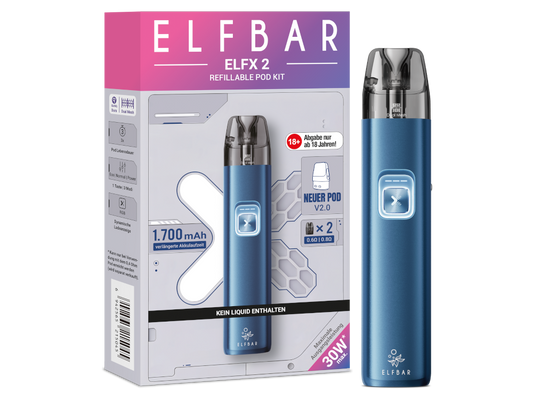 Elfbar ELFX 2 E-Zigaretten Set günstig bei liquidsandmore Dreieich kaufen