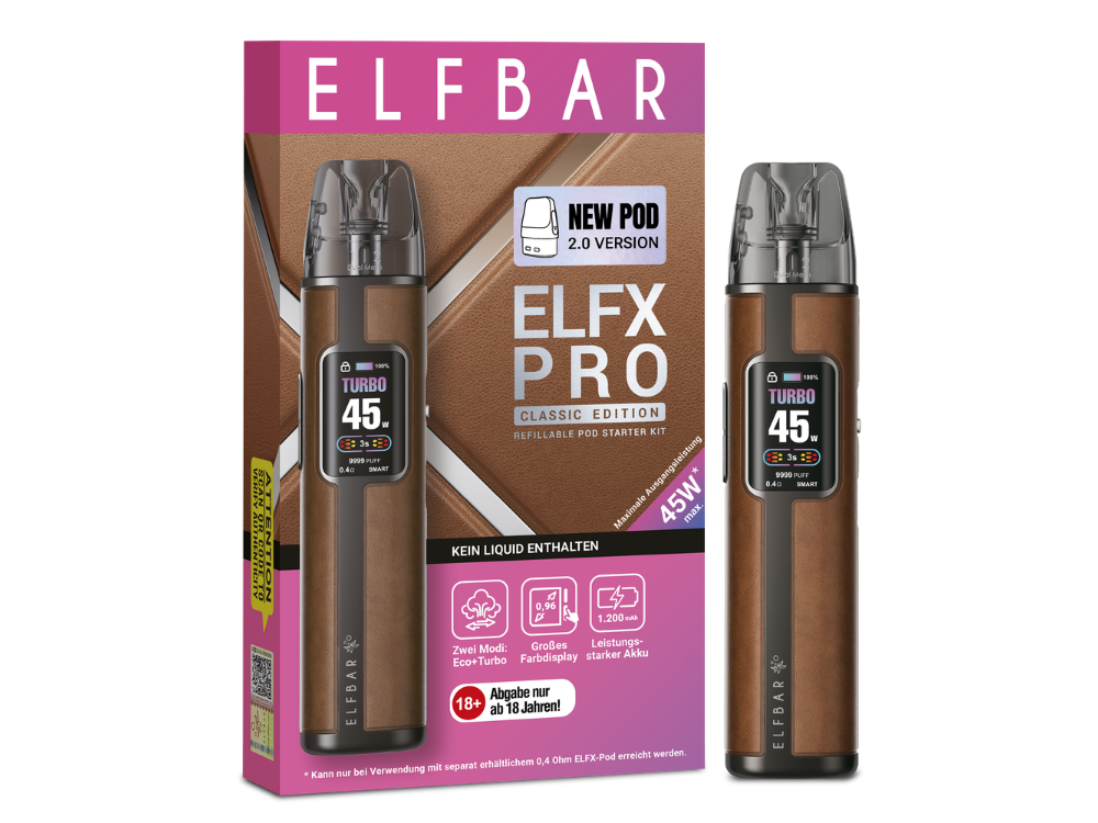 Elfbar - Elfx Pro Classic Edition E-Zigaretten Set