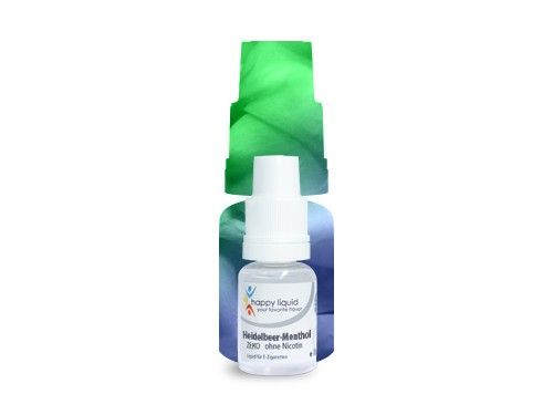 Süße Heidelbeeren mit frischem Menthol als E-Liquid-Duftnote.