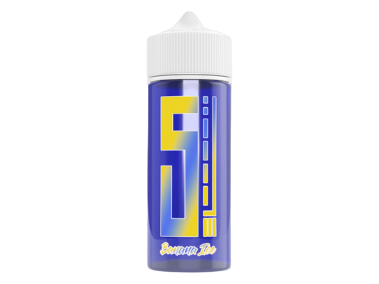 5EL - Blue Overdosed Longfills 10 ml - Banana Ice, aromatisierte Longfill-Flasche mit intensivem Bananengeschmack und frischer Note.