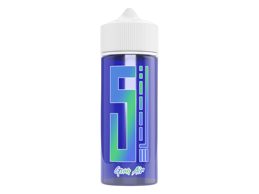 5EL Blue Overdosed Longfills 10 ml - Gum Air: Aromatisiertes Longfill-Aroma für E-Liquids mit einem intensiven Kaugummi-Geschmack und frischen Noten.