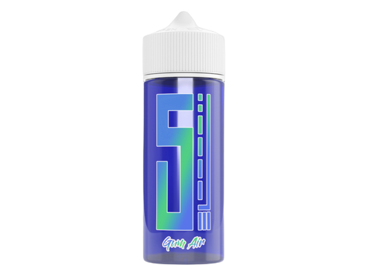 5EL Blue Overdosed Longfills 10 ml - Gum Air: Aromatisiertes Longfill-Aroma für E-Liquids mit einem intensiven Kaugummi-Geschmack und frischen Noten.