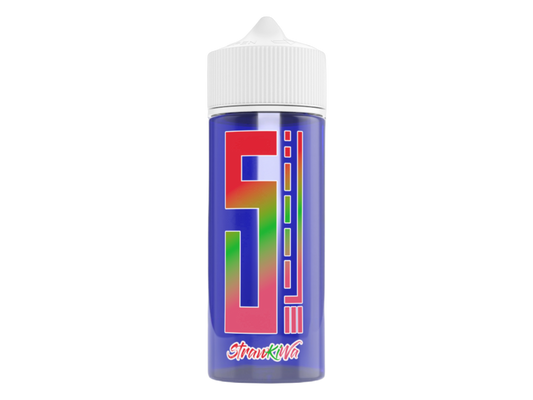 5EL Blue Overdosed Longfill Aroma 10 ml von Strawkiwa - Intensiver Geschmack von Erdbeere, Kiwi und Wassermelone in einer 120 ml Flasche.