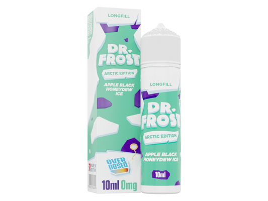 Dr. Frost - Arctic Edition - Aroma 10 ml - Apple Black Honeydew Ice, ein kühlendes Fruchtaroma mit Apfel, schwarzer Johannisbeere und Honigmelone.