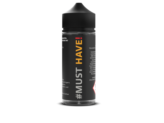 Must Have Longfills 10ml in der Flasche, präsentiert den fruchtigen Mix aus Granatapfel und Zitrone, ideal für E-Zigaretten und ein erfrischendes Dampferlebnis.