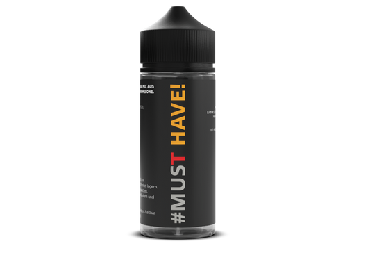 Must Have - Longfills 10 ml - T in einer 120 ml Liquidflasche; Geschmack von Wassermelone und Honigmelone mit kühlender Note, für E-Zigaretten entwickelt.