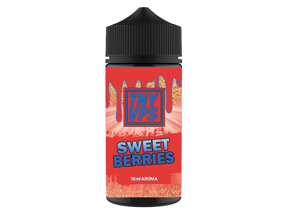 TNYVPS Longfills 10 ml - Sweet Berries, ein Aromawürfel mit Geschmäckern von Brombeere, Heidelbeere, Himbeere und Erdbeere, ideal für die Verwendung in E-Zigaretten.