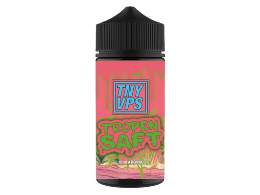 TNYVPS Longfills 10 ml Tropen Saft Aroma mit Fruchtgeschmack von Guave, Pfirsich und Passionsfrucht in einer 100 ml Flasche