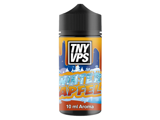 TNYVPS Longfills 10 ml Winter Apfel E-Liquid Aroma, das den Geschmack von Bratapfel, Karamell, Zimt, Marzipan und Mandel enthält und ideal für E-Zigaretten ist.