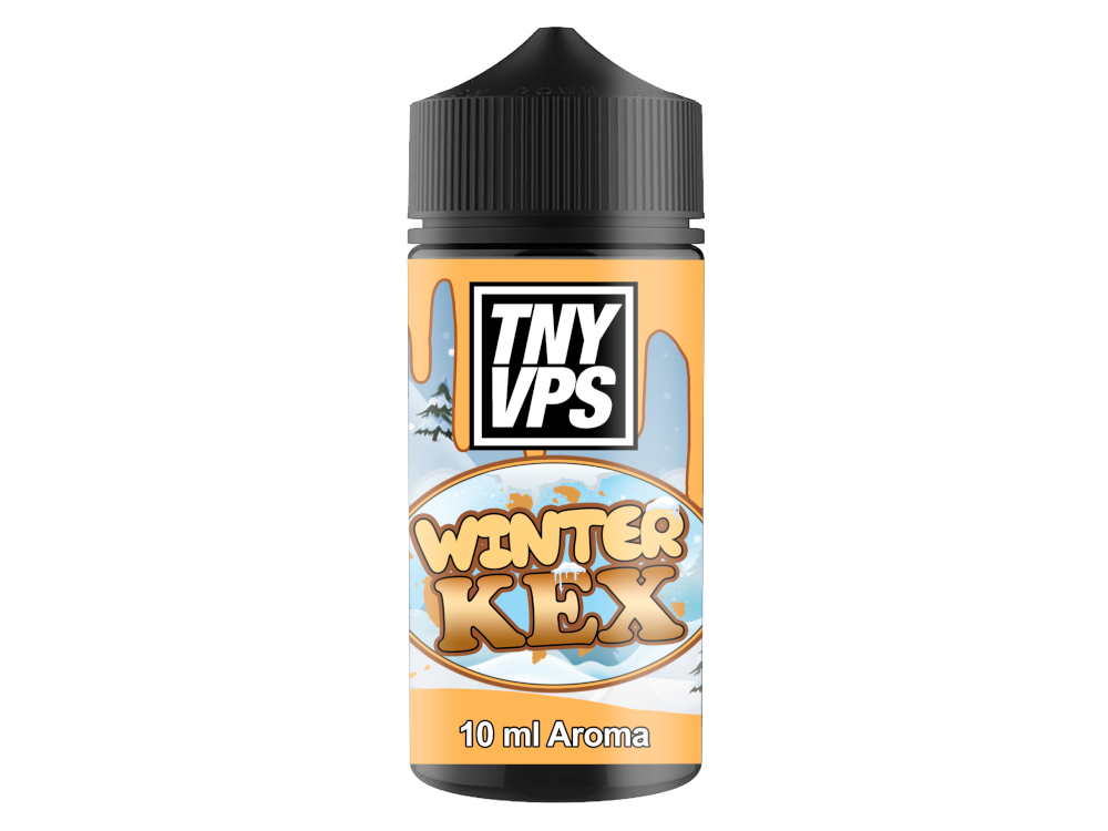 TNYVPS Longfills 10 ml - Winter Kex: Aromatisiertes E-Zigaretten Aroma mit Geschmäckern von Keksen, Erdnüssen, Zimt, Vanillemilch und Karamell.