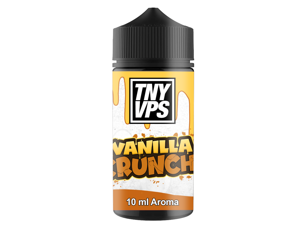 TNYVPS Longfills 10 ml - Vanilla Crunch Aroma in 100 ml Flasche mit Butterscotch, Erdnussbutter, Pekannuss, Vanille und Creme, ideal für E-Zigaretten.