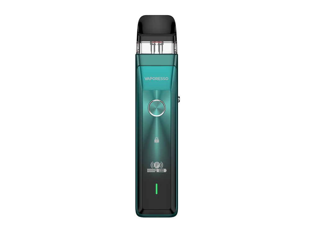 Vaporesso XROS Pro E-Zigaretten Set - Anzeige der Betriebsparameter auf dem Display des Geräts.