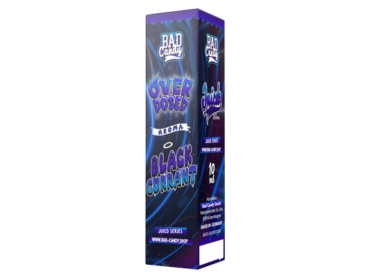 Bad Candy Liquids Juicd Longfills 10 ml - Aroma Schwarze Johannisbeere mit kühler Note in einer 60 ml Flasche, geeignet für persönliche Mischungen.